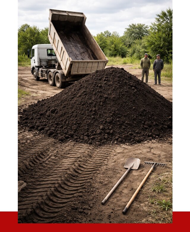 Купить чернозем навалом в Новокузнецке от 1233 р. за куб | ПРОНЕРУДНвк
