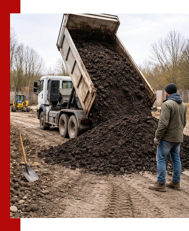 Доставка чернозема навалом в Новокузнецке быстро и выгодно