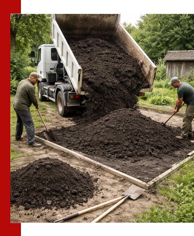 Купить чистый чернозем для огорода с доставкой в Новокузнецке