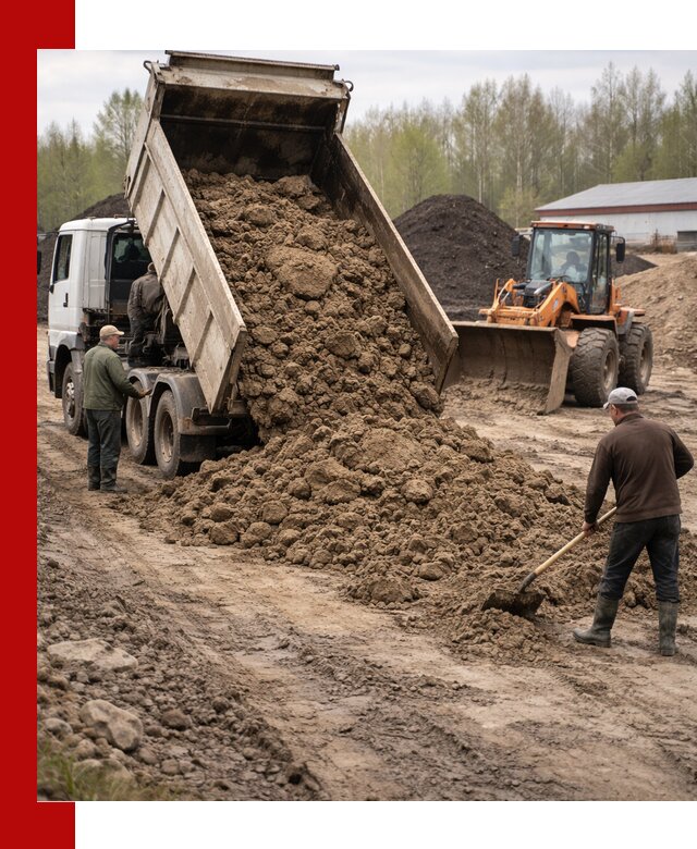 Доставка глин и суглинков в Новокузнецке оптом и вкрай