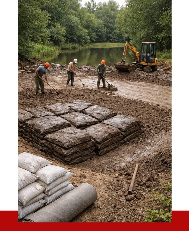 Купить глину для пруда в Новокузнецке от 4623 р. с доставкой | ПРОНЕРУДНвк
