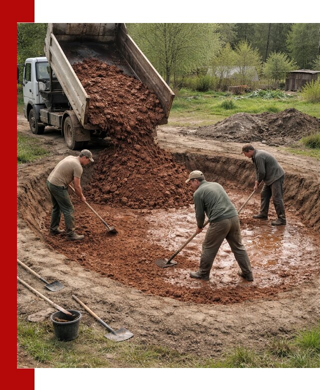 Купить качественную глину для пруда в Новокузнецке