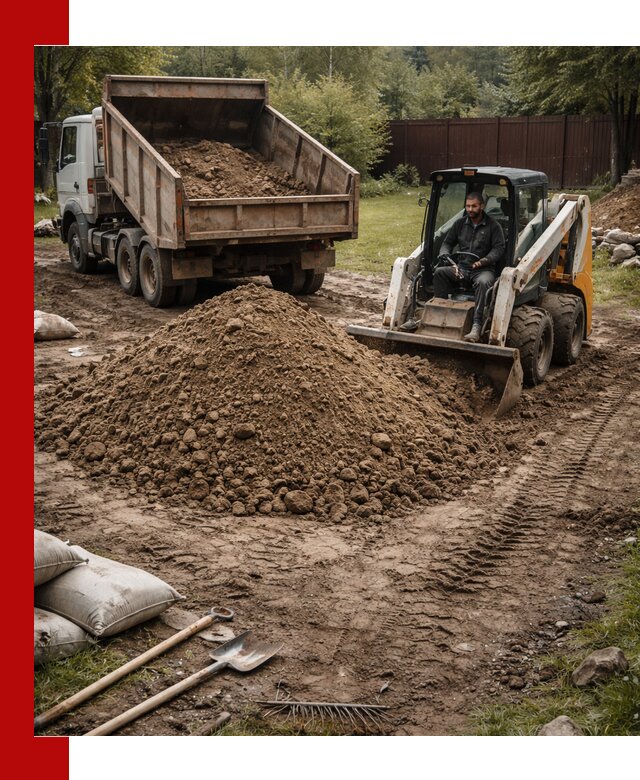 Суглинок для планировки участков в Новокузнецке с доставкой и выгрузкой