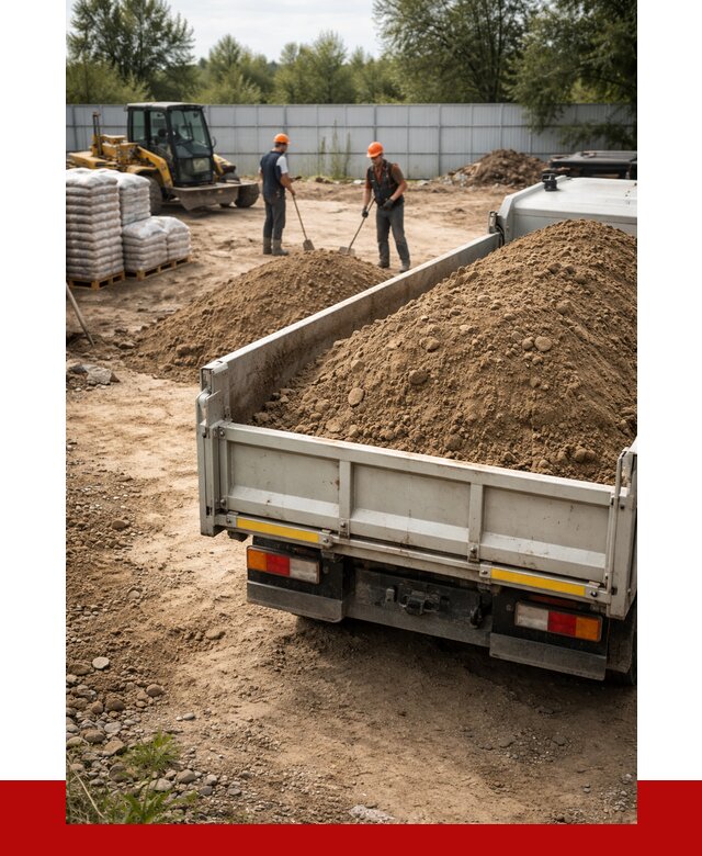 Супесь с доставкой в Новокузнецке от 2517 р. за куб | ПРОНЕРУДНвк