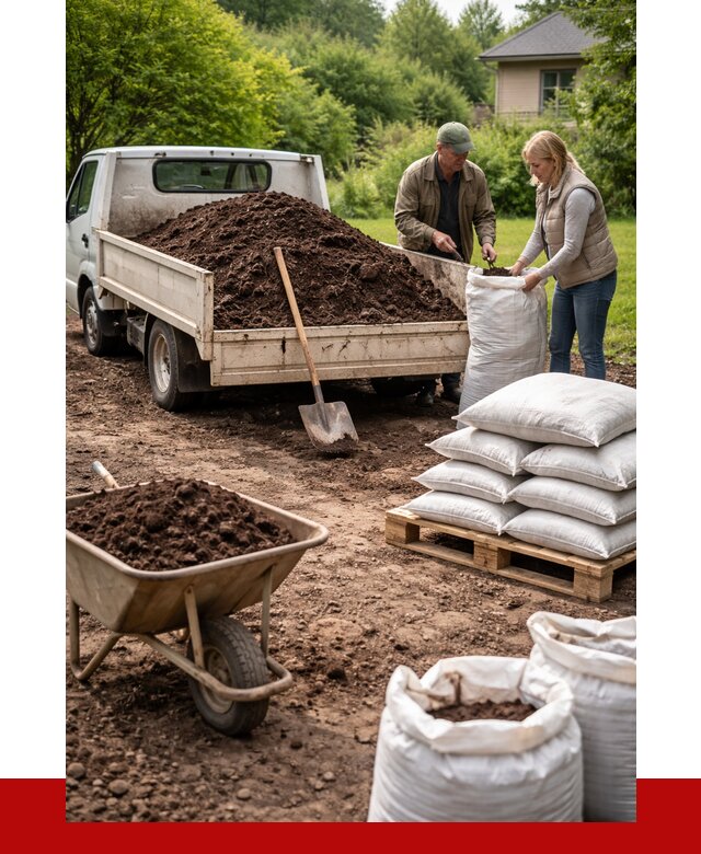 Перегной в мешках с доставкой в Новокузнецке от 2260 р. | ПРОНЕРУДНвк