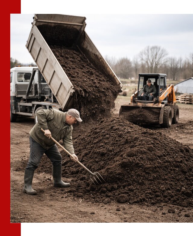 Доставка и продажа перегноя в Новокузнецке быстро и дешево