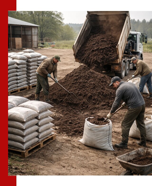 Доставка компоста оптом и в розницу в Новокузнецке
