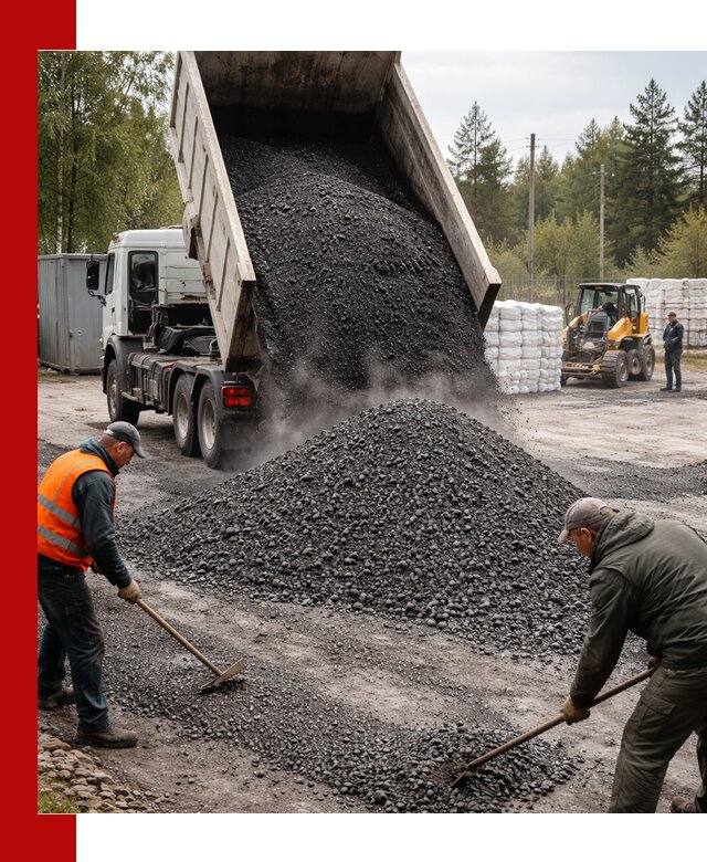 Доставка и продажа асфальтного гранулята в Новокузнецке