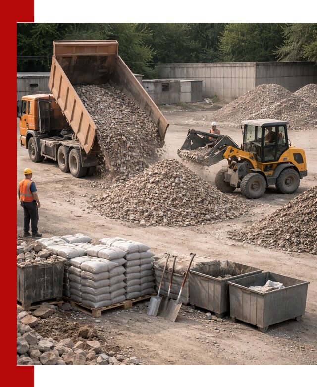 Вторичные материалы для отсыпки в Новокузнецке — поставка и доставка