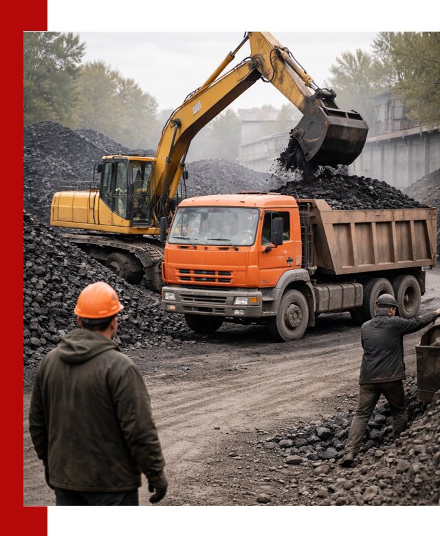 Доставка угля автотранспортом в Новокузнецке быстро и выгодно