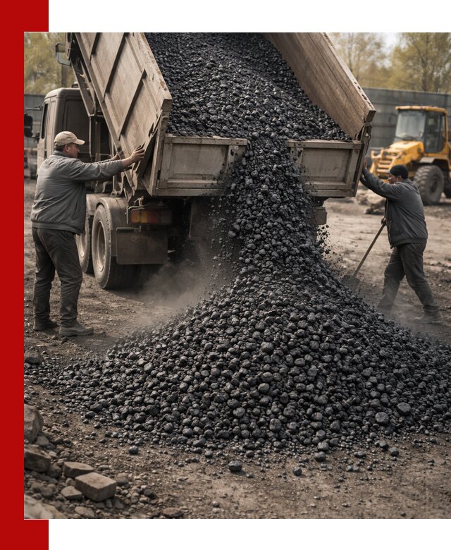 Доставка угля семечка самосвалами в Новокузнецке