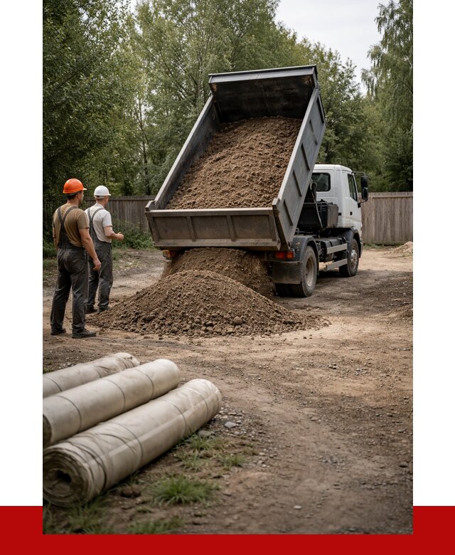 Доставка сыпучих материалов самосвалом в [cvi] от 4315 р. | ПРОНЕРУДНвк