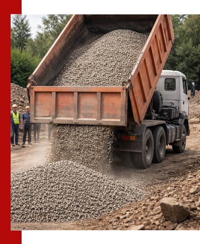 Доставка сыпучих материалов самосвалом в Новокузнецке быстро и надежно