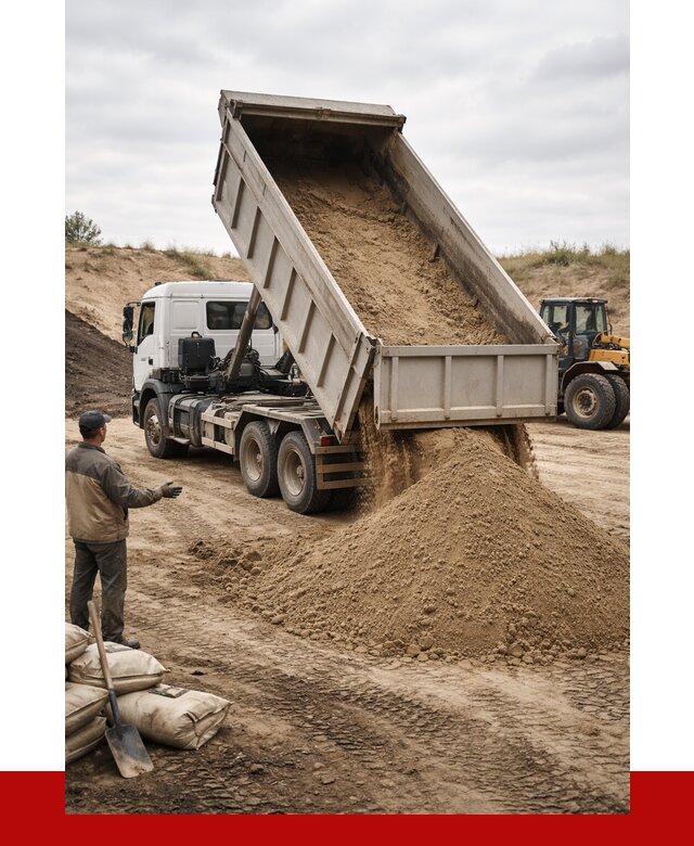 Доставка самосвалом 20 кубов в Новокузнецке от 7706 р. | ПРОНЕРУДНвк