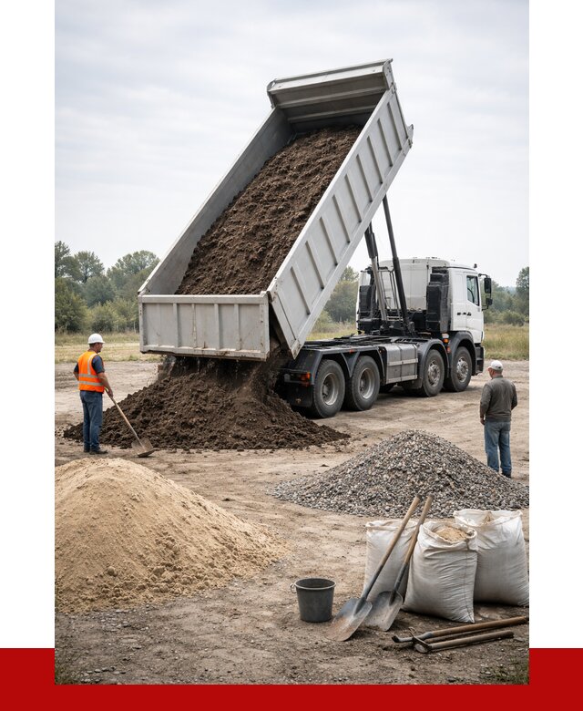 Доставка самосвалом 30 кубов в Новокузнецке от 8733 р. | ПРОНЕРУДНвк