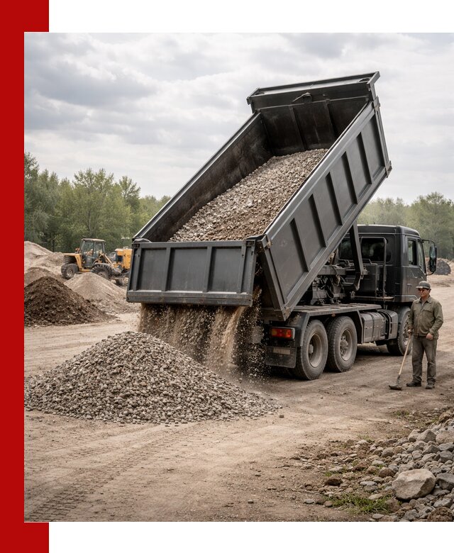 Доставка самосвалом 30 м3 по выгодным ценам в Новокузнецке