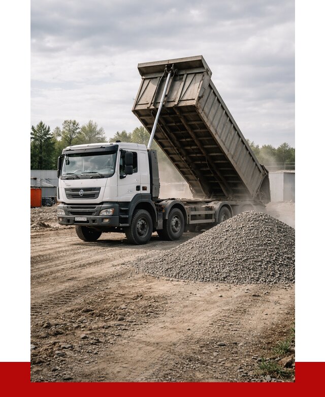 Доставка самосвалом 40 кубов в Новокузнецке от 9247 р. | ПРОНЕРУДНвк