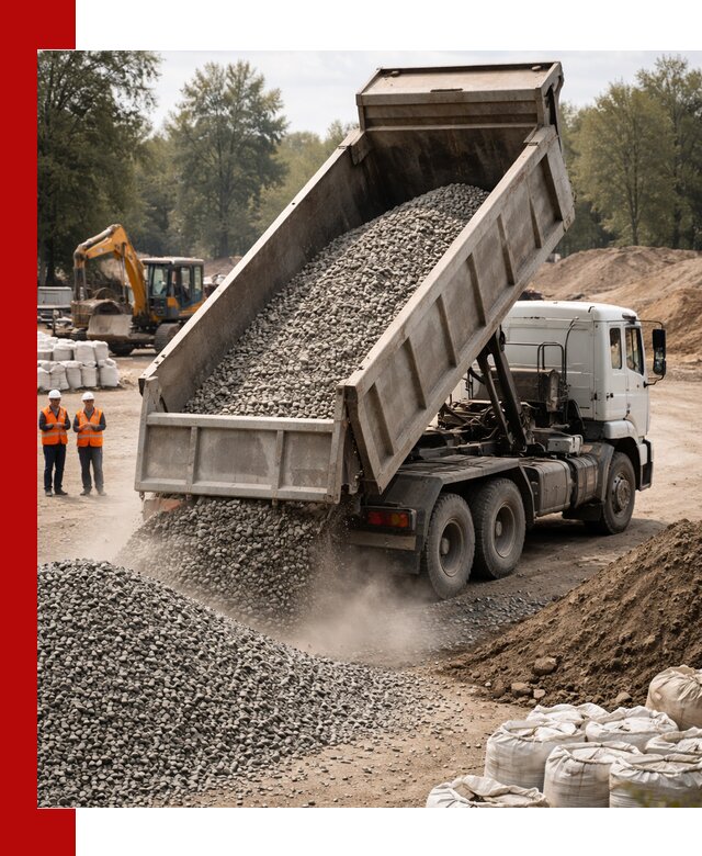 Аренда самосвала в Новокузнецке для доставки сыпучих и нерудных материалов