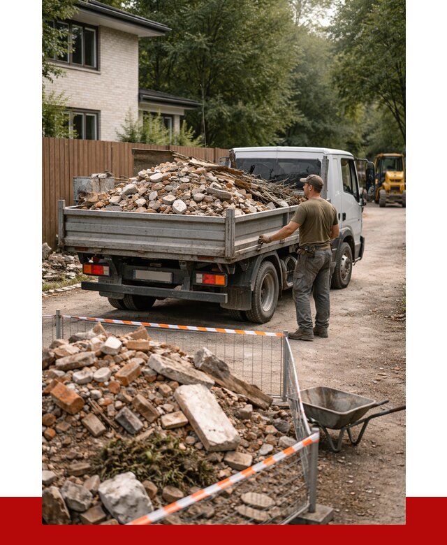 Вывоз строительного мусора с погрузкой в Новокузнецке от 7706 р | ПРОНЕРУДНвк