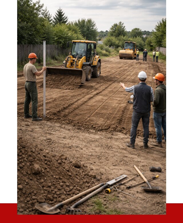 Планировка участка грунтом в Новокузнецке от 4623 р ПРОНЕРУДНвк