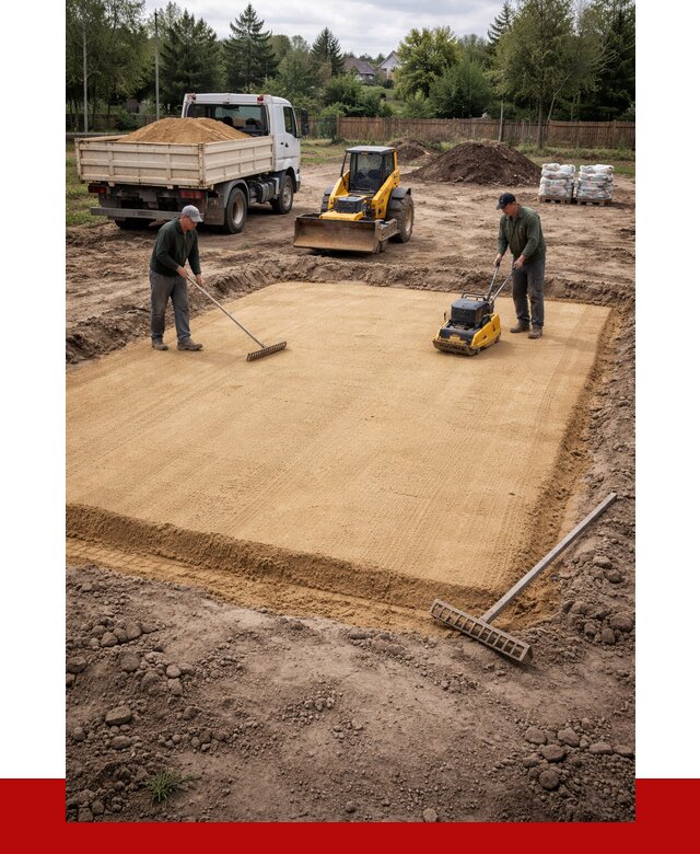 Устройство песчаной подушки в Новокузнецке от 4623 р. ПРОНЕРУДНвк